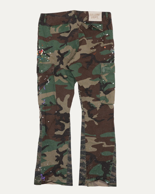 Camouflage LA Flare Cargo Pants