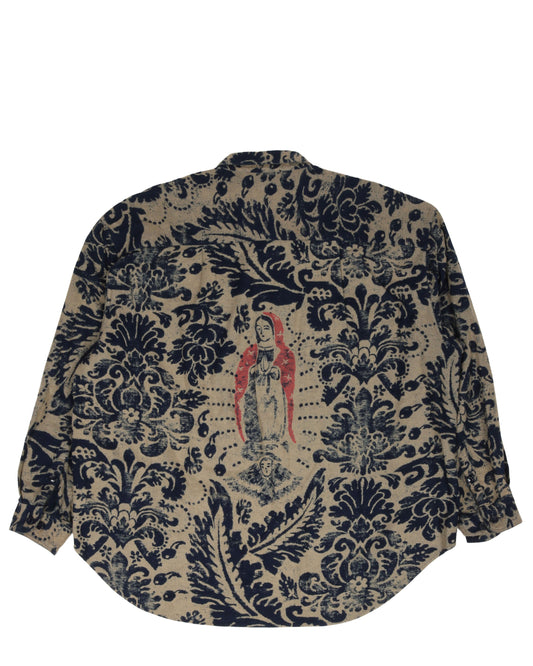 Thunder Mother Fleece Floral Shirt