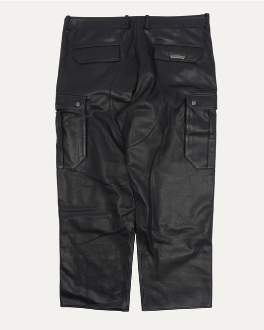 Leather Cargo Pants