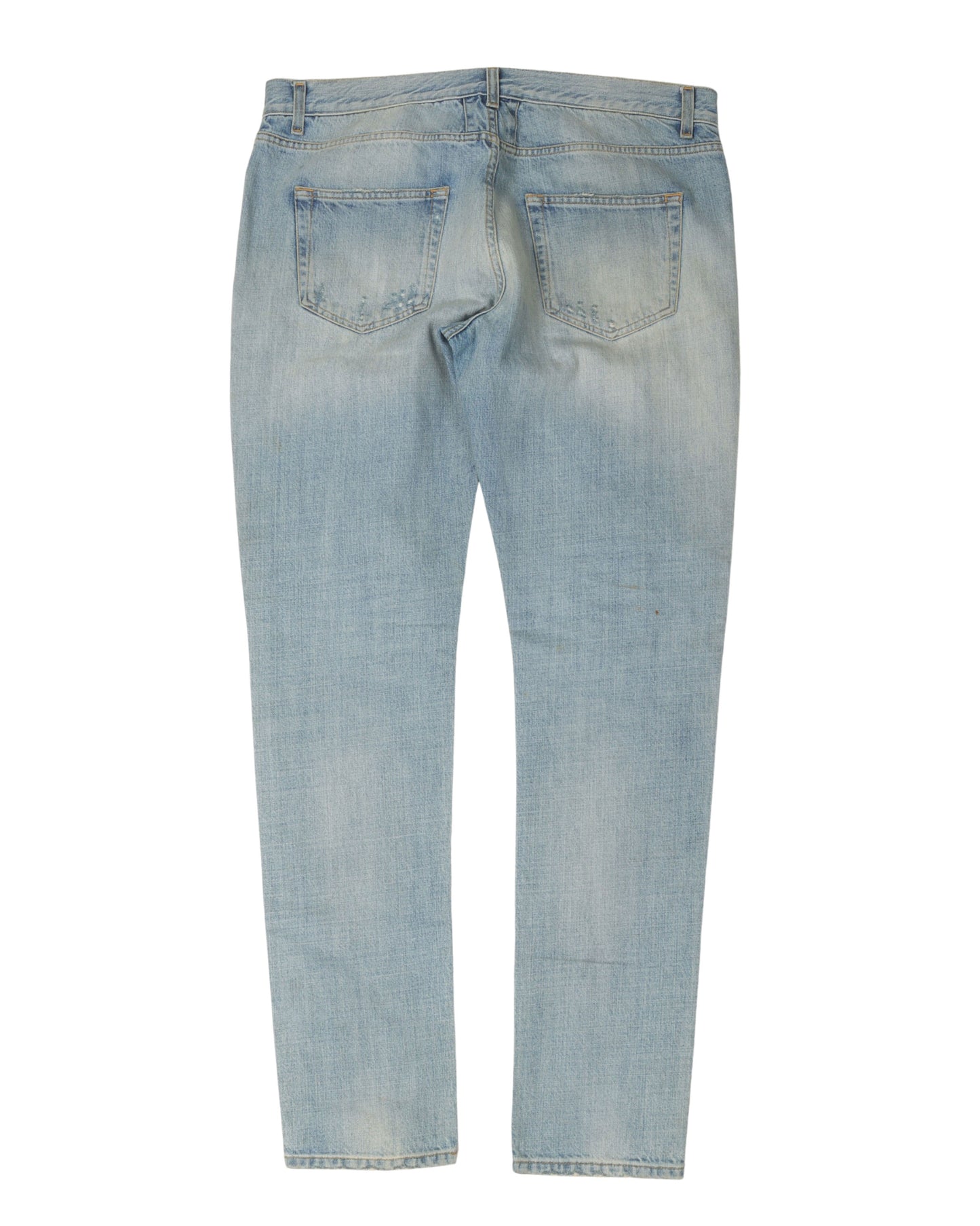 Light Wash Knee Rip Jeans