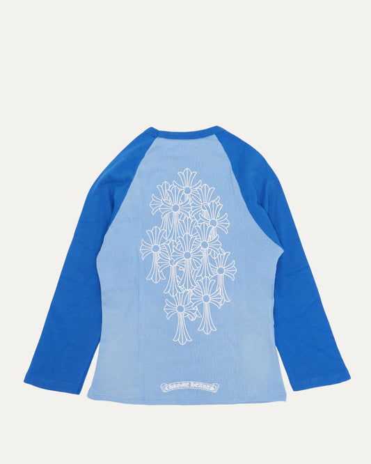 Cross Raglan Long Sleeve Baseball T-Shirt