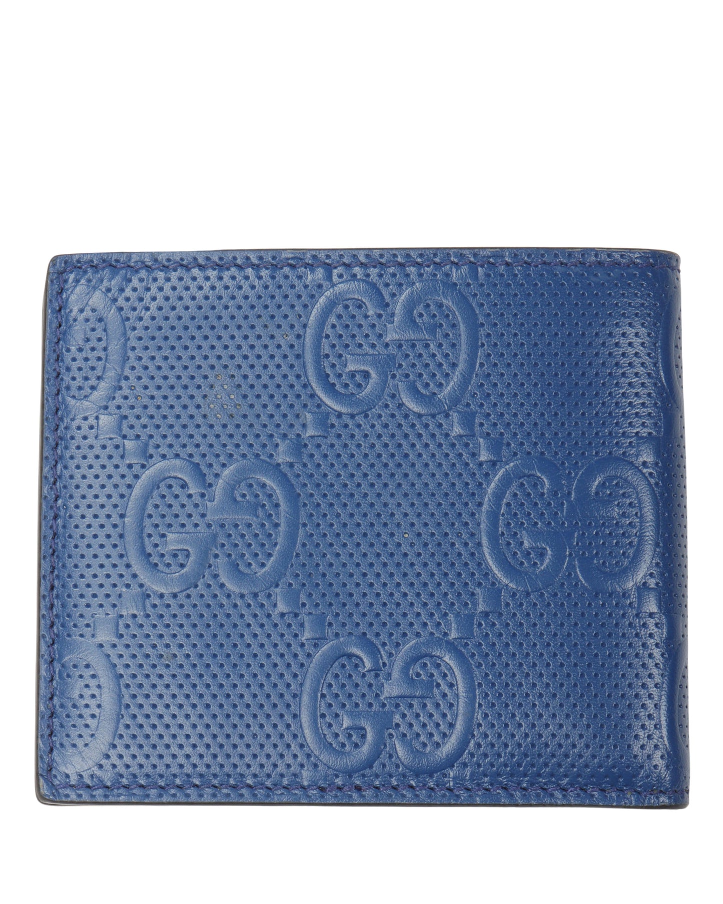 Embossed Monogram Wallet