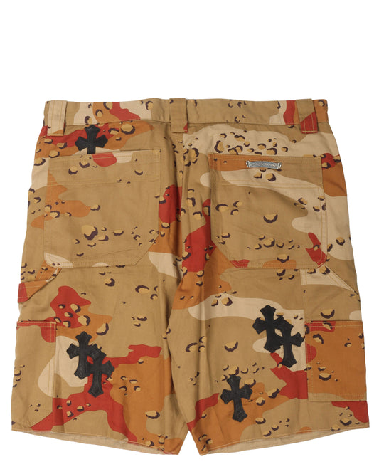 Matty Boy Sex Records Cross Patch Camo Shorts