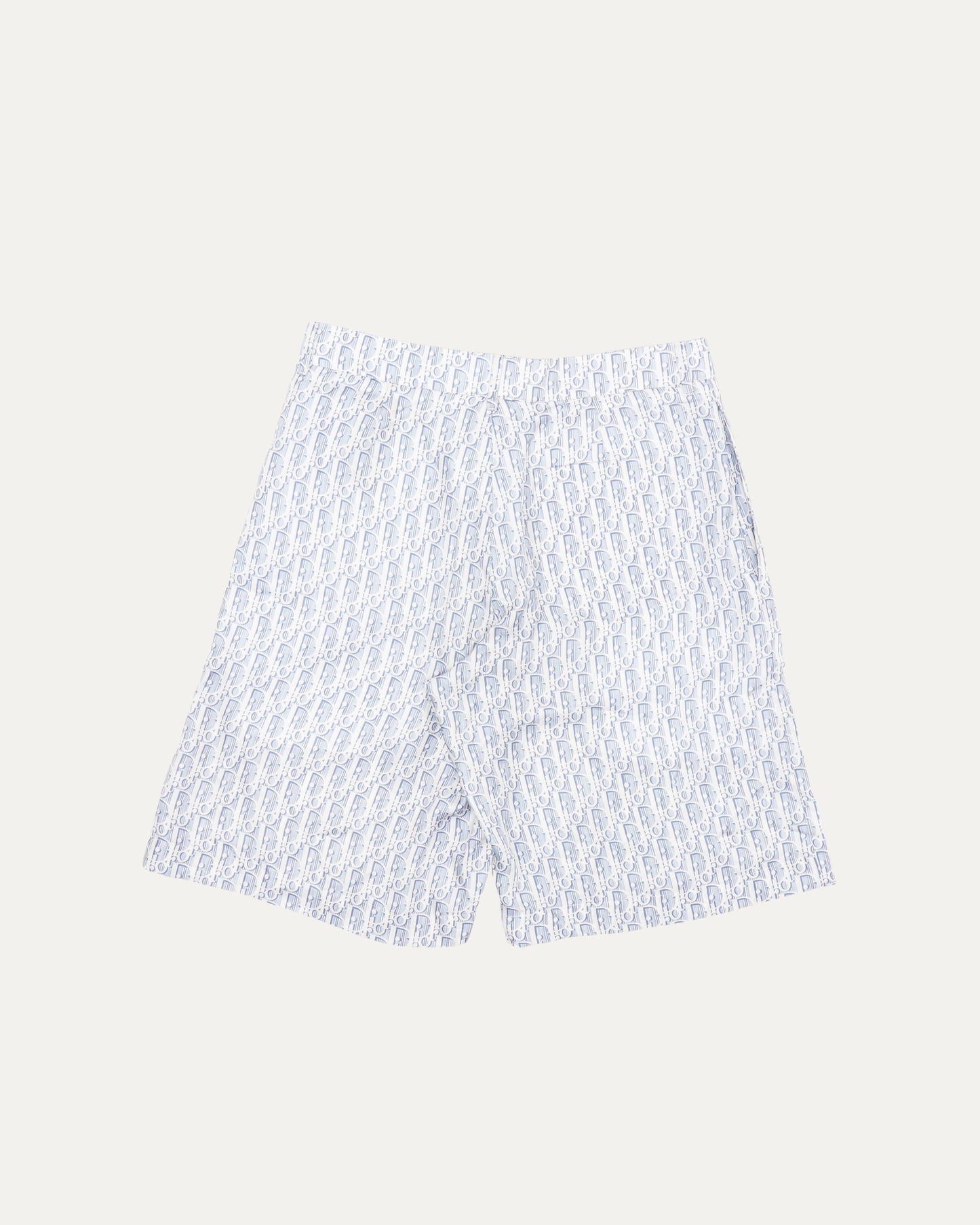 Oblique Monogram Silk Shorts