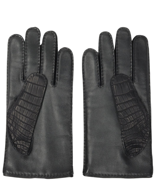 Alligator Leather Gloves