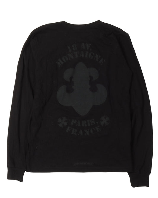 Paris Fleur de Lis Long Sleeve T Shirt