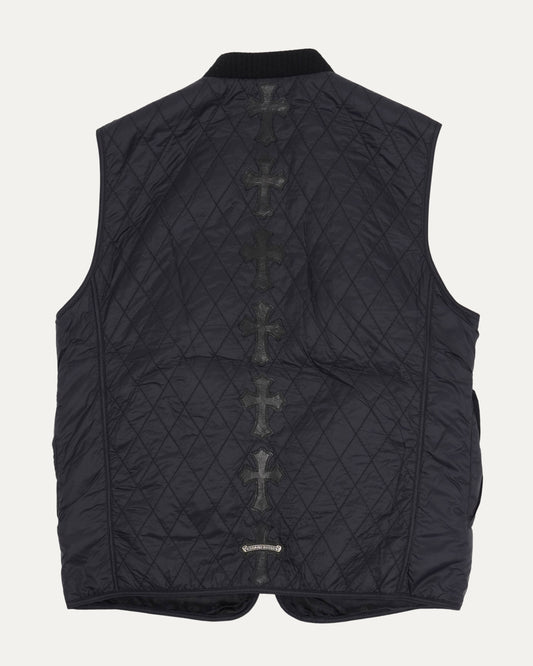 Cross Patch Quilted Vest