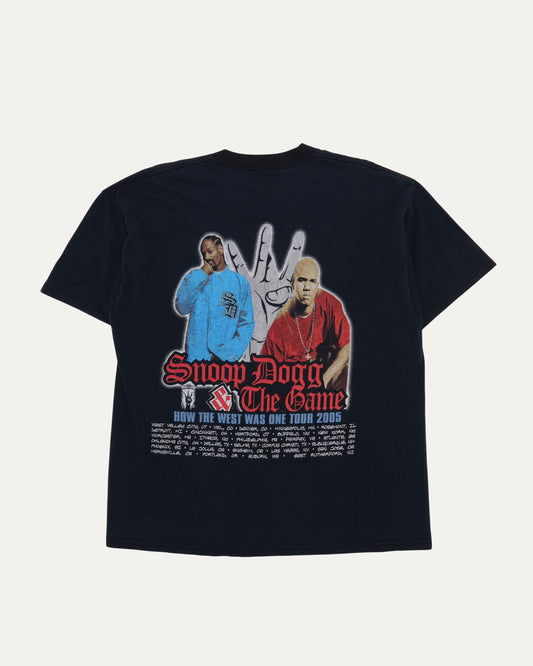 Snoop Dogg and The Game How the West was Won Tour 2005 T-Shirt