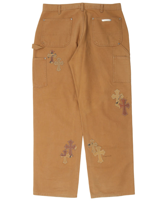 Sex Records Cross Patch Carpenter Double Knee Pants