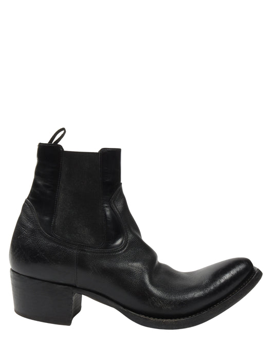 Turn-Up Toe Ankle Boots