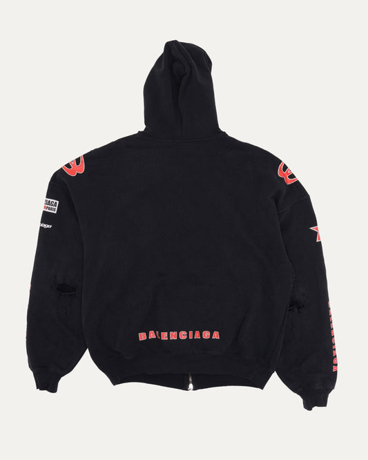 Sponsor Logo Zip Up Hoodie