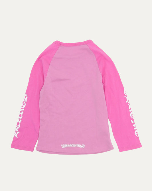 Children's Horseshoe Logo Long Sleeve Raglan T-Shirt