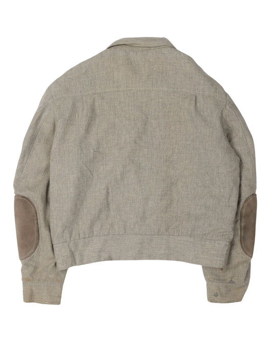 Elbow Patch Wool Blouson