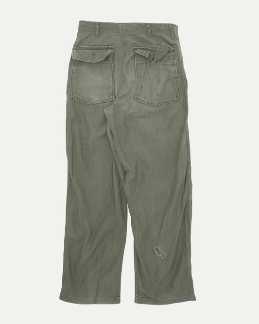 Repaired Military Fatigue Pants