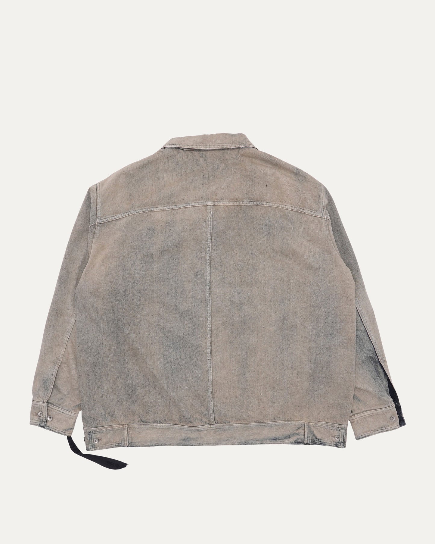 Acid Wash Oversized Denim Jacket