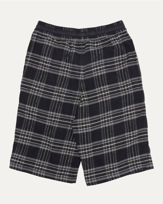 After School Cross Patch Flannel Shorts