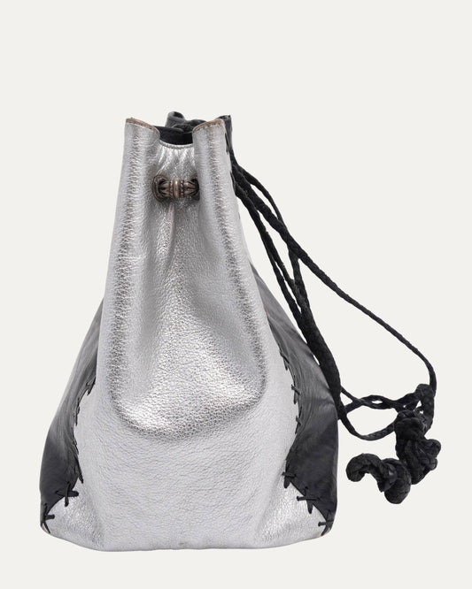 Dagger Embellished Bucket Bag
