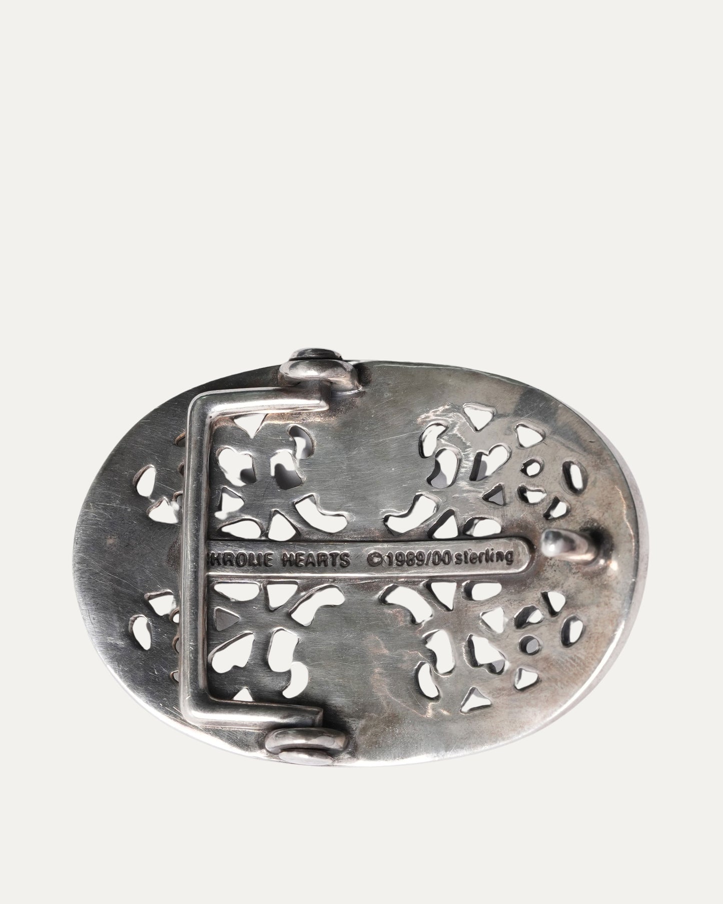 Oval Cross Belt Buckle