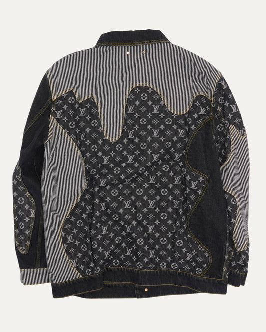 Nigo Monogram Crazy Denim Workwear Jacket