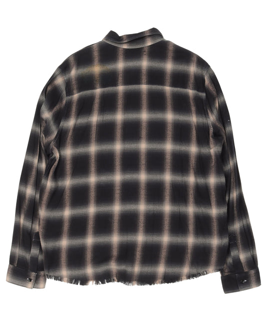 Fade Plaid Pocket Shirt