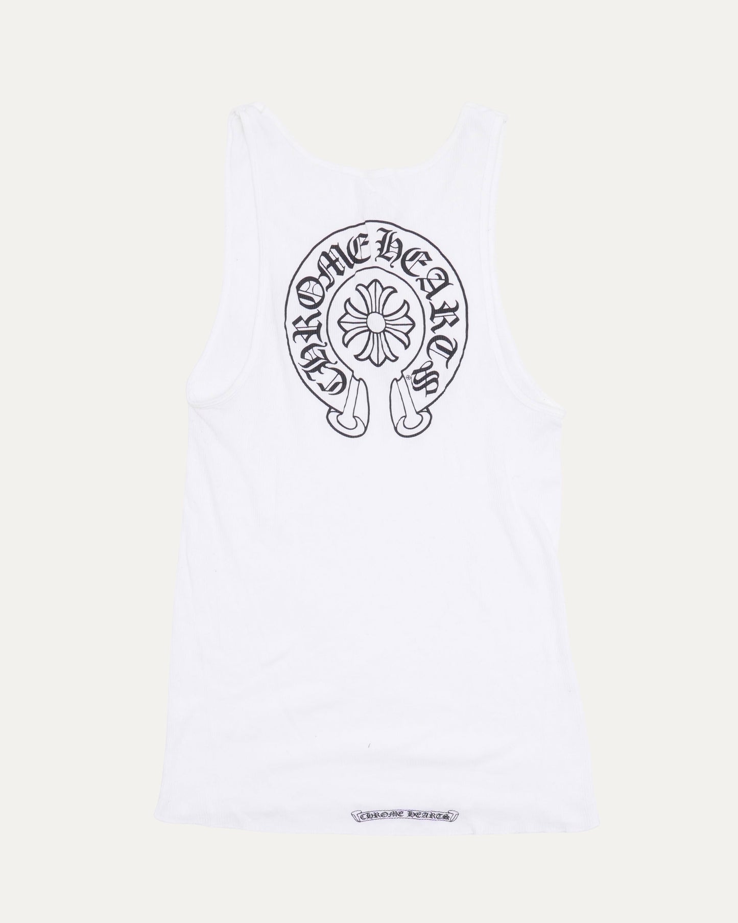 Horseshoe Logo Ribbed Tank Top
