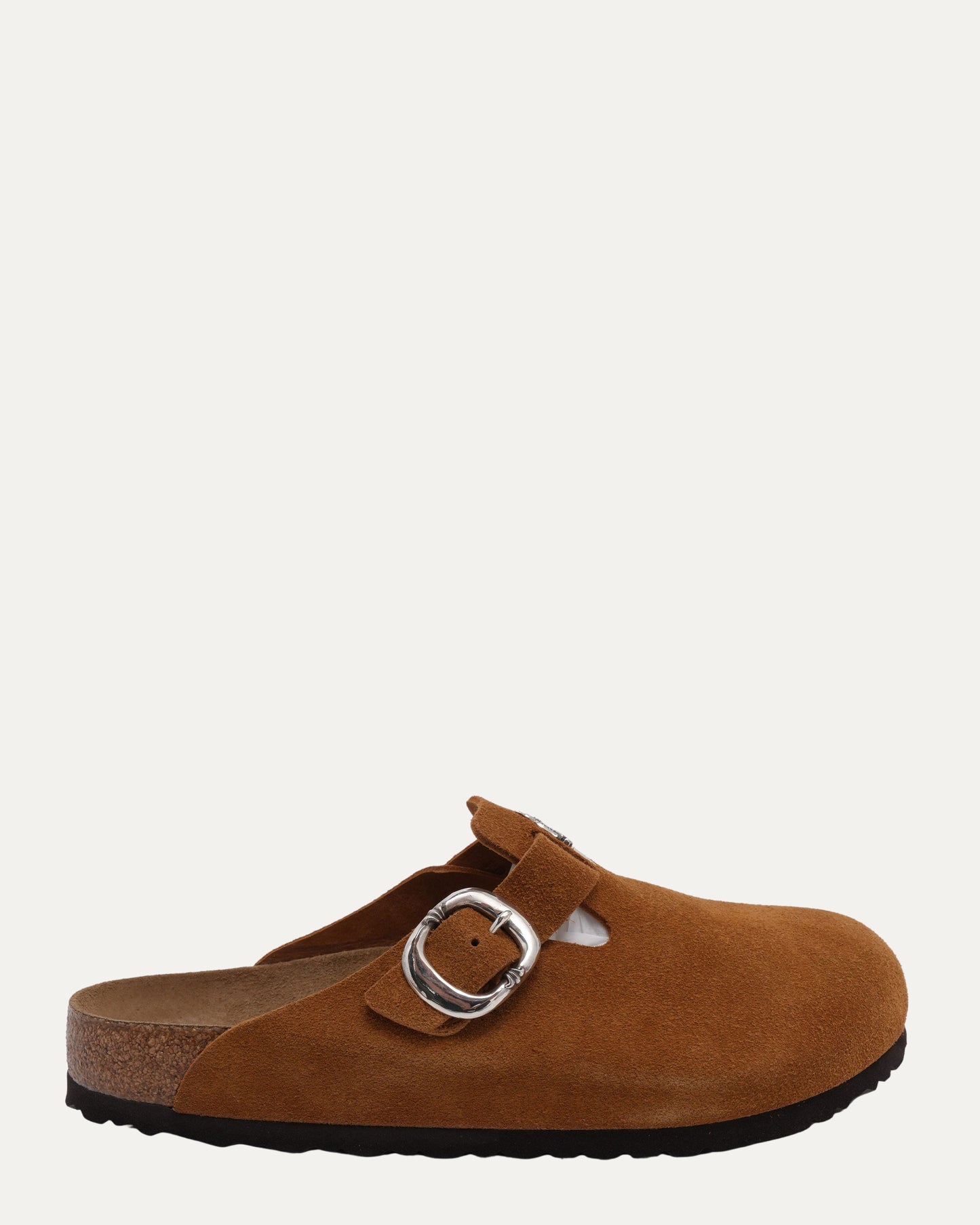 Dagger Embellished Birkenstock Boston Suede Mule