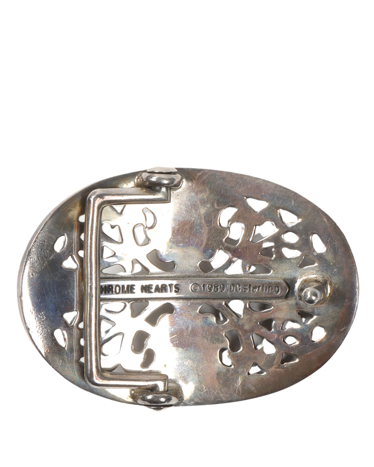 Oval Cross Belt Buckle