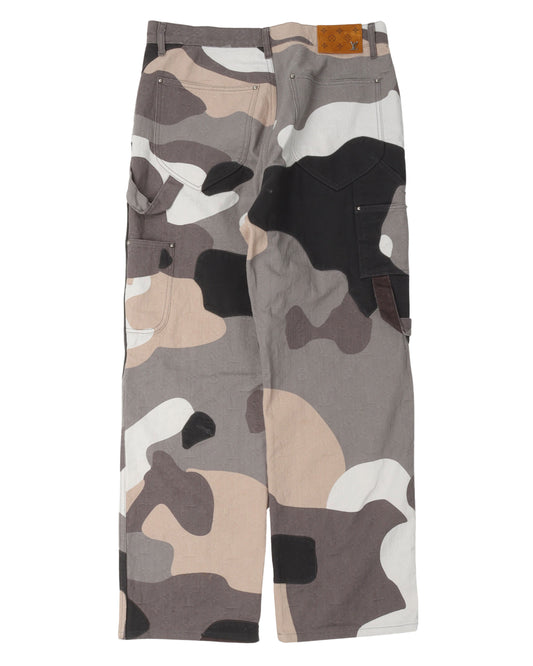 Kidsuper Patchworked Portrait Jeans