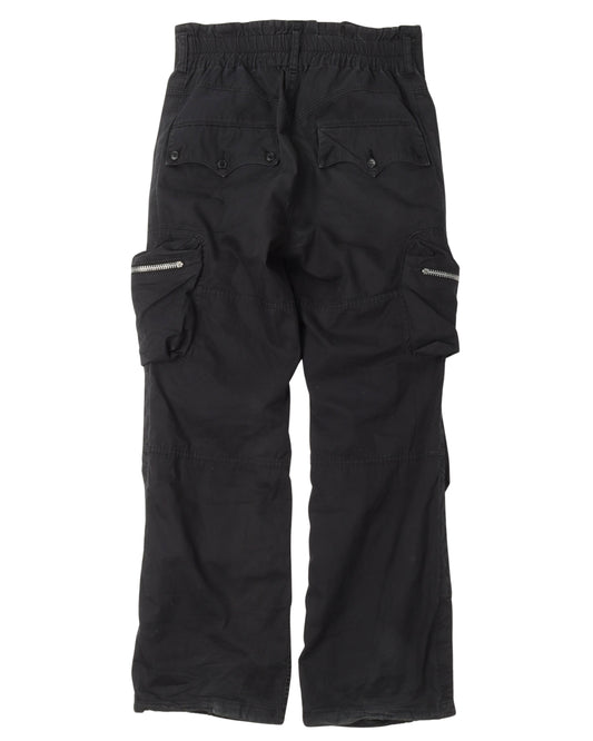 Asymmetrical Zipper Cargo Pants