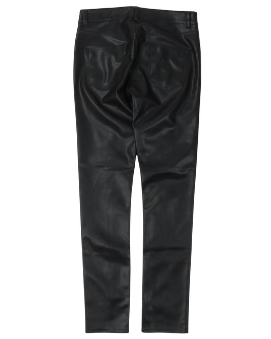Tyrone Slit Cut Faux Leather Pants