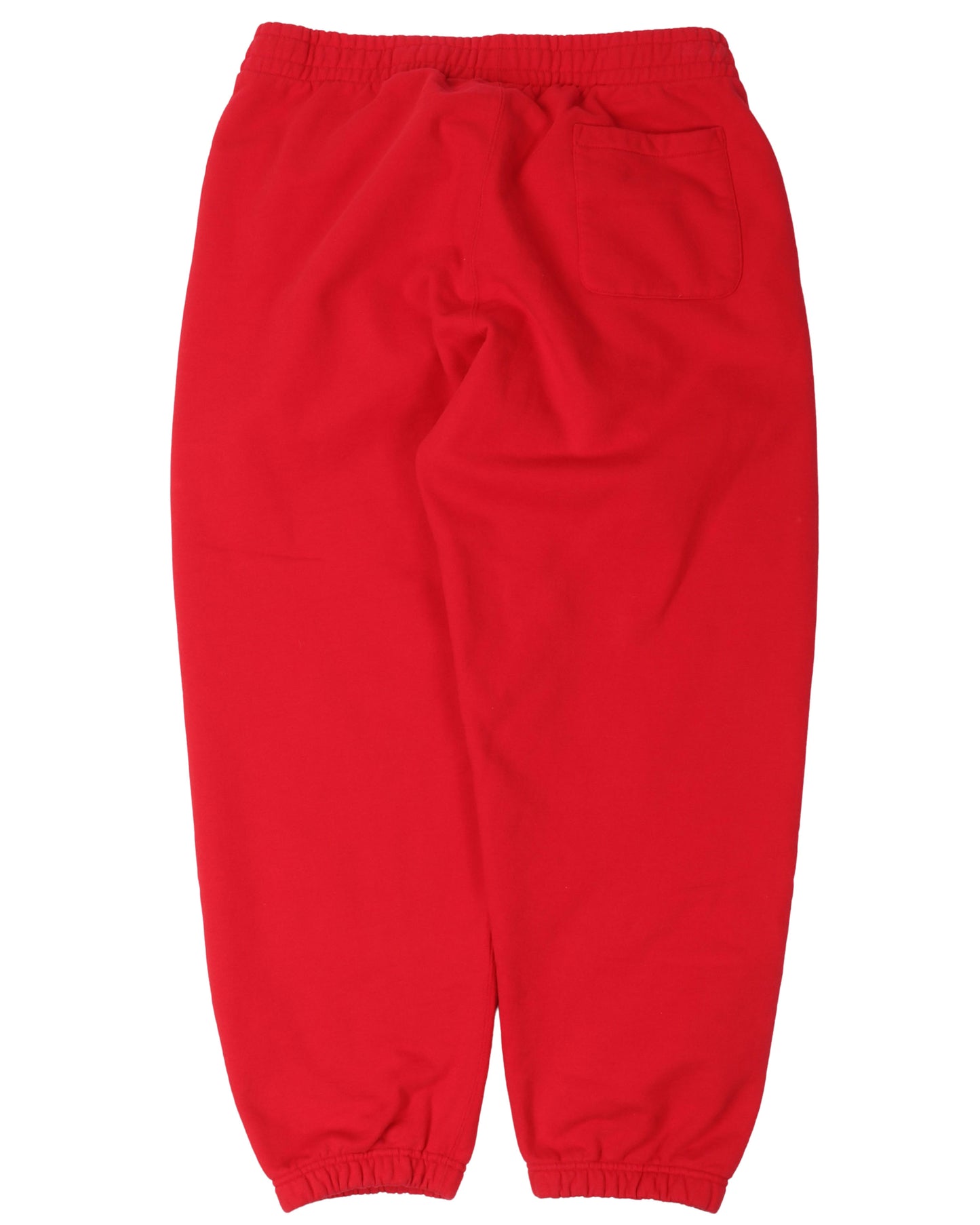 Satin Appliqué Sweatpants