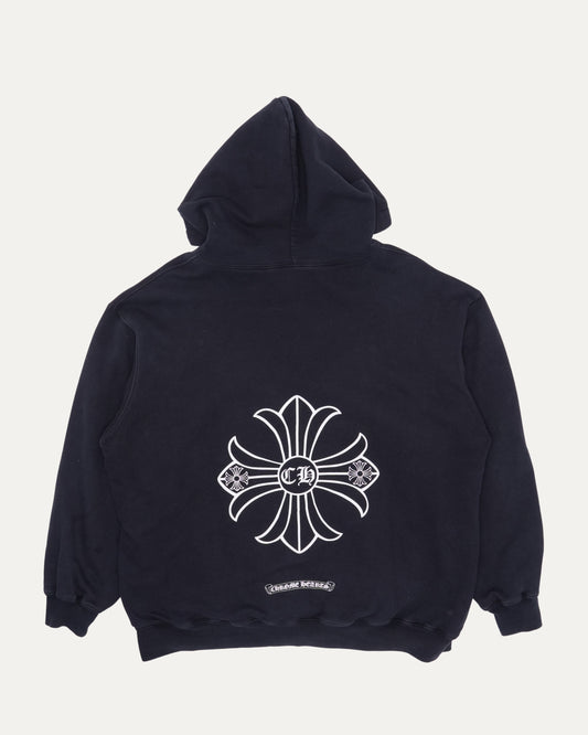 Plus Cross Thermal Lined Zip Up Hoodie