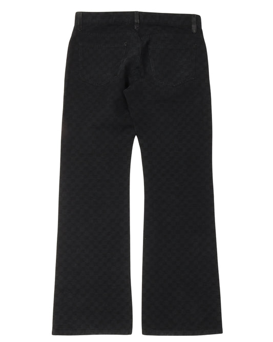 Monogram Flare Jeans