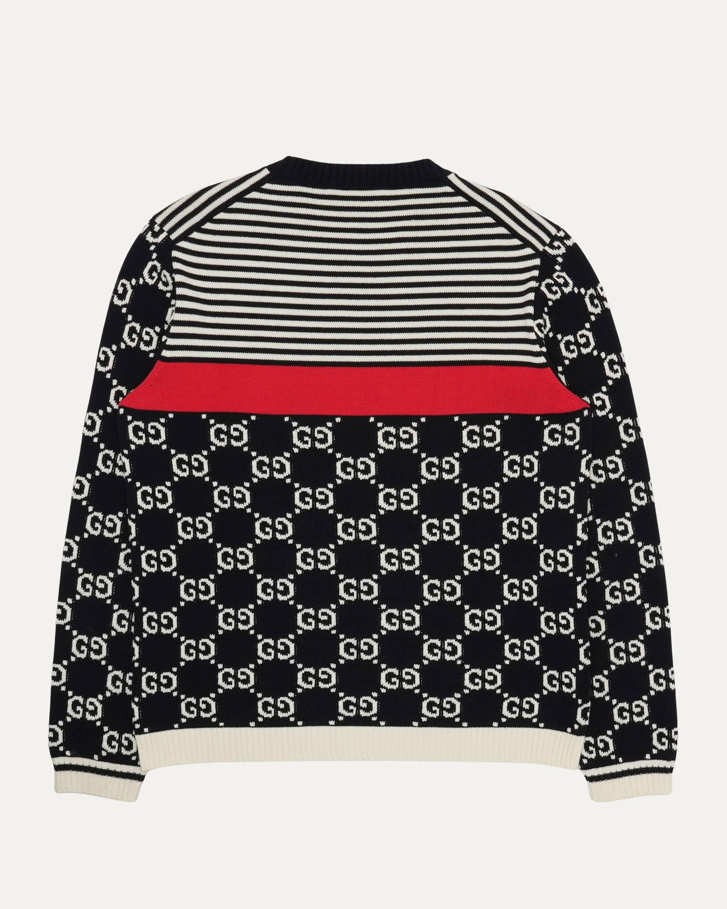 Striped Monogram Sweater
