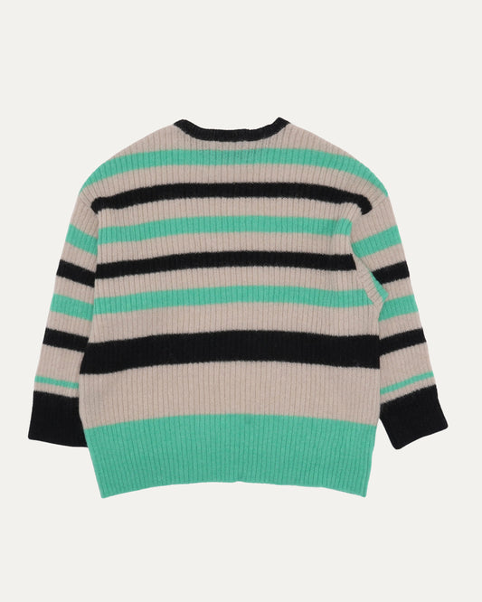 Mohair Blend Striped Sweater