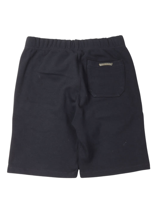 Paper Jam Cemetery Cross Patch Sweatshorts