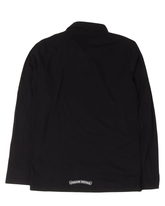 Vintage Long Sleeve Polo Shirt