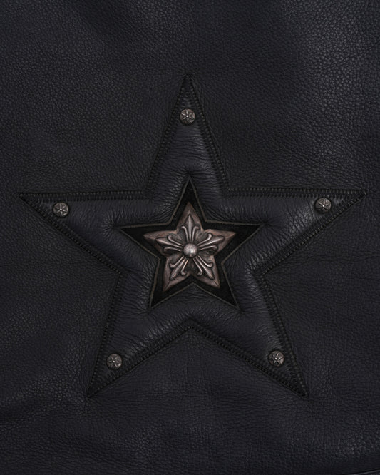 Star Embellished Messenger Bag