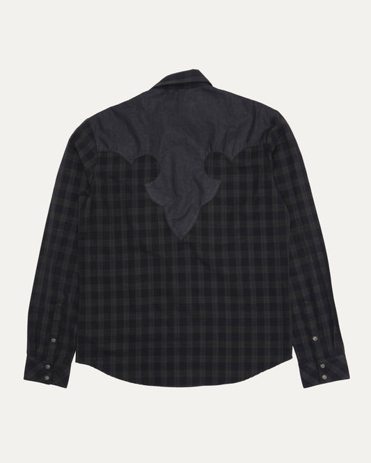 Cross Patch Flannel Shirt