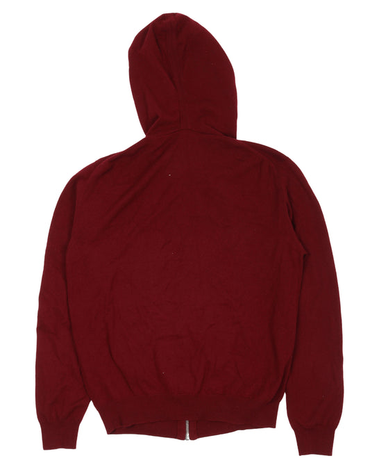 Cashmere Zip Up Sweatshirt