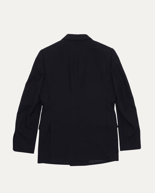 Double Breasted Notched Lapel Coat