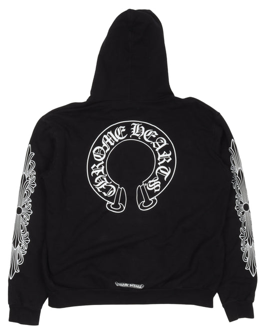 Horseshoe Logo Zip Up Hoodie