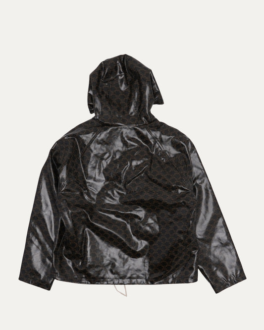 Coated Triomphe Monogram Hooded Jacket
