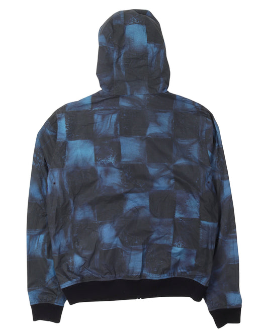 Blue Salt Damier Windbreaker
