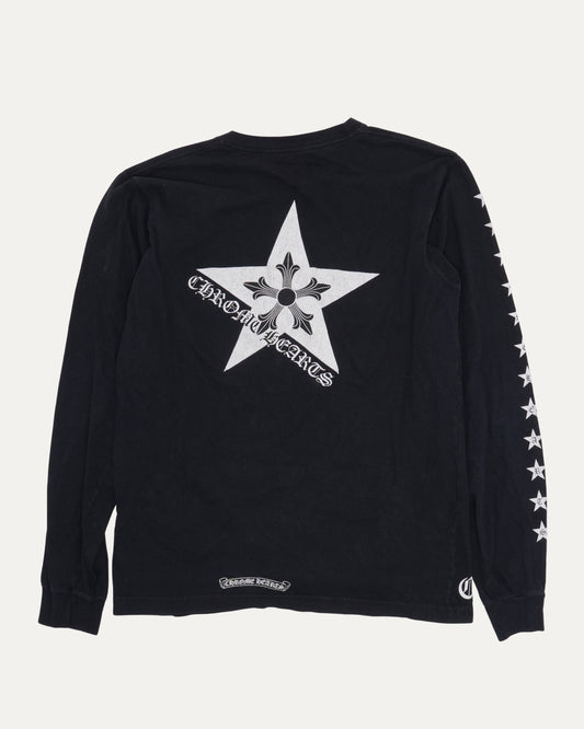 Vintage Star Logo Long Sleeve Pocket T-Shirt