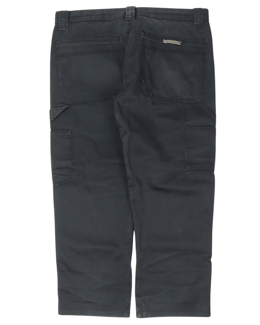 Grey Double Knee Pants