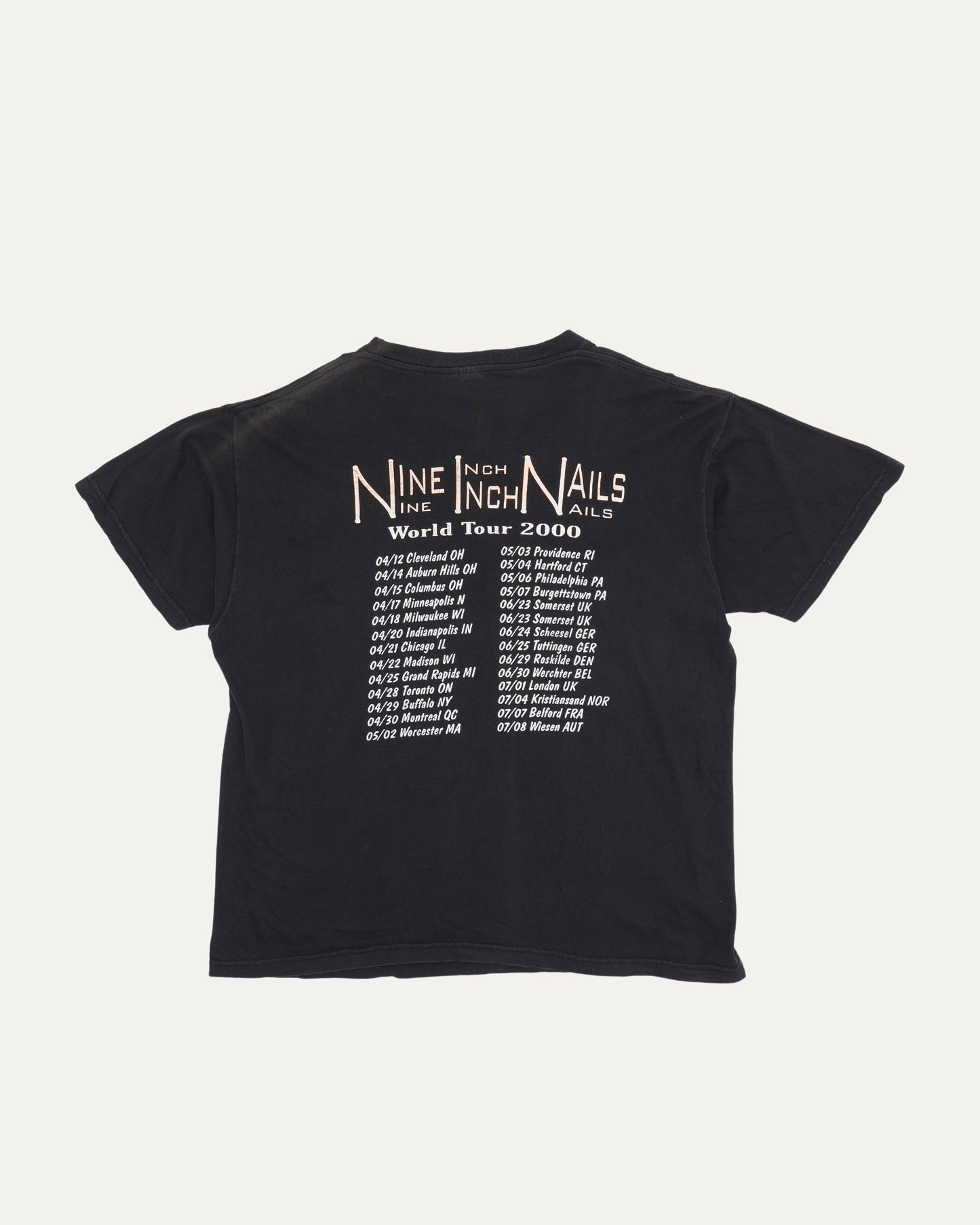 Nine Inch Nails 2000 World Tour T-Shirt