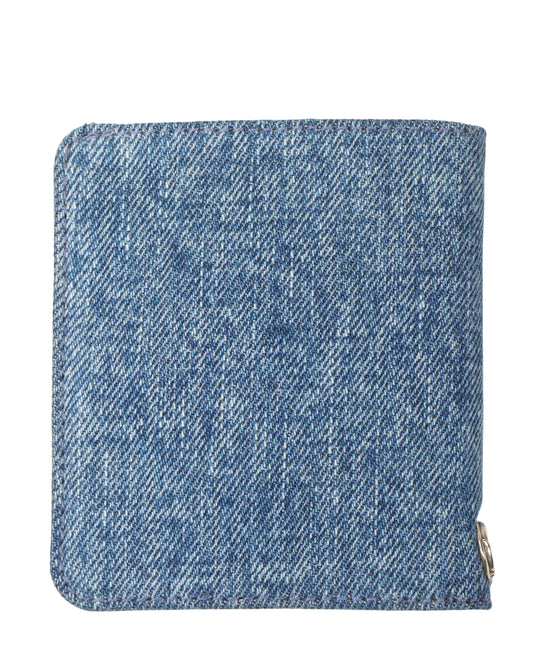 St. Barth Exclusive Denim Cross Patch Bifold Wallet