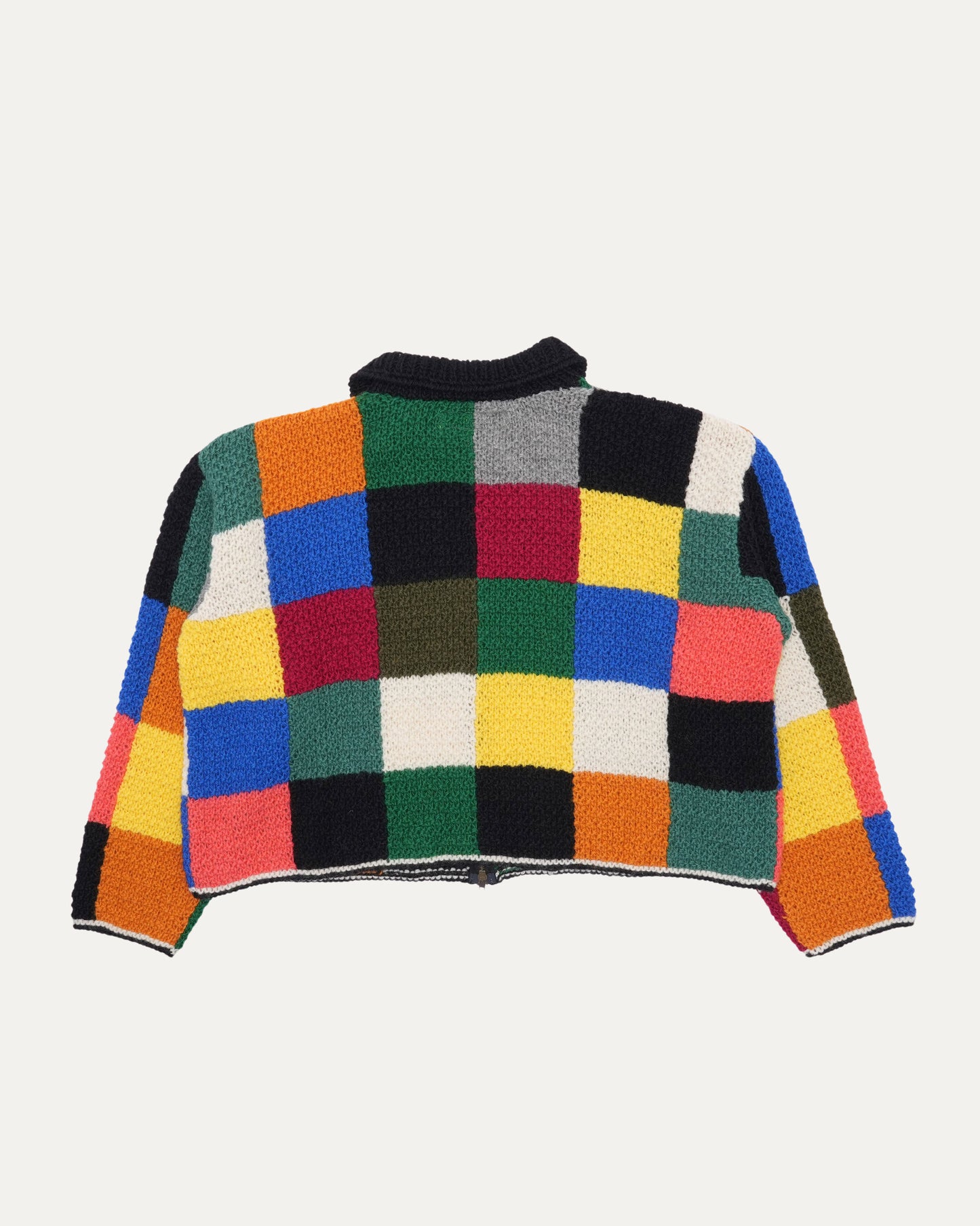 Puzzle Zip Sweater