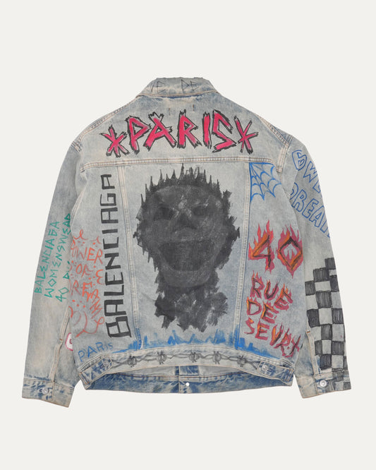 Graffiti Denim Jacket